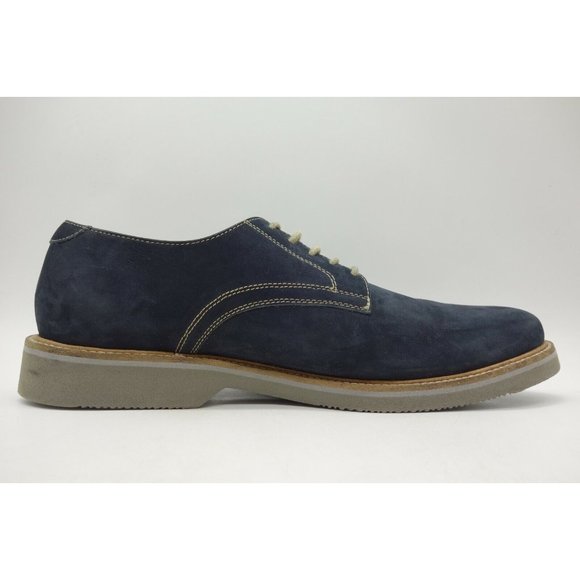 14th & Union Navy Blue Leather Lace Up Dress Casual Oxfords Shoes Men\'s 11 M main image 10